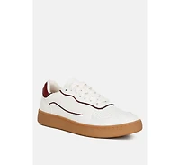 Kyniska Metallic Faux Leather Everyday Sneakers