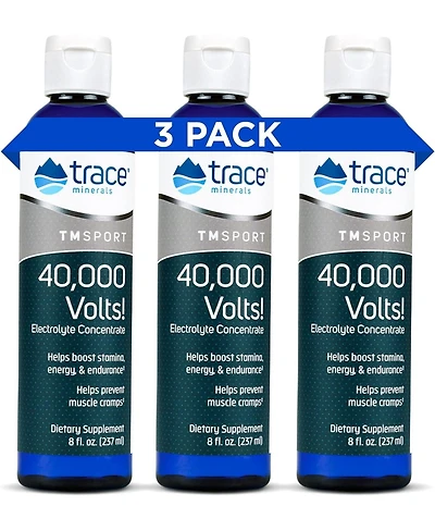 Trace Minerals 40,000 Volts - Concentrate Supplement Drops for Electrolyte Support - Support Muscle Health & Vitality