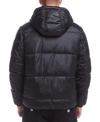 Space One Men's Nasa Inspired Reversible Puffer Jacket