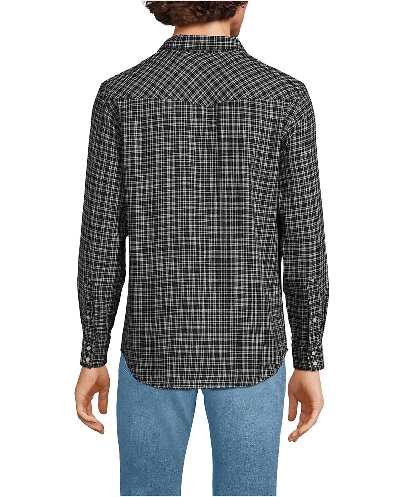 Lands' End Big & Tall Western Shirt