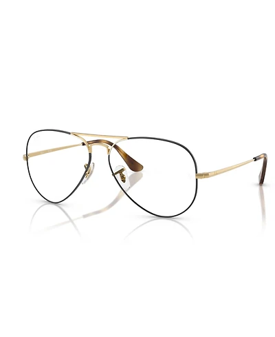 Ray-Ban Unisex Aviator Optics Eyeglasses, RB6489
