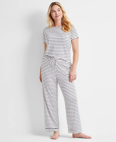 State of Day Women's 2-Pc. Fluid Knit Pajamas Set, Created for Macy's