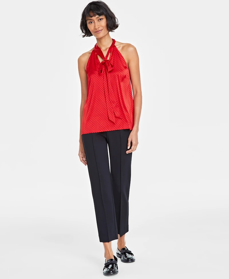 On 34th Women's Halter Tie-Neck Sleeveless Top, Created for Macy's