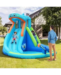 Inolait Inflatable Water Pool with Splash and Slide Without Blower
