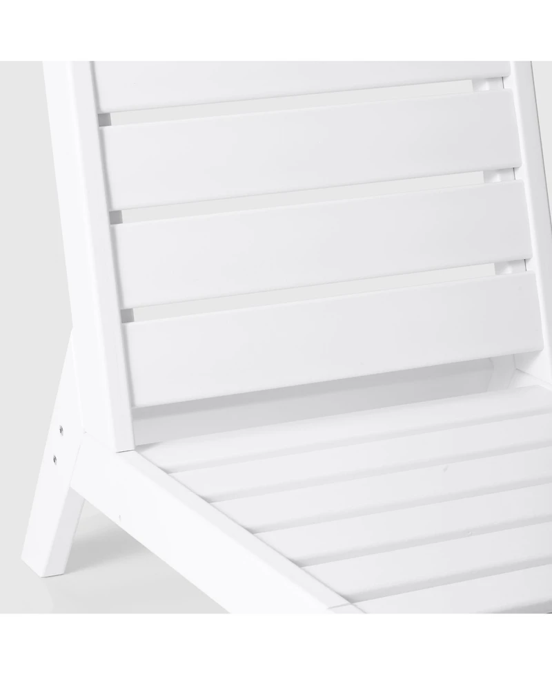 WestinTrends Outdoor Hdpe Deep Seating Modular Armless Patio Chair