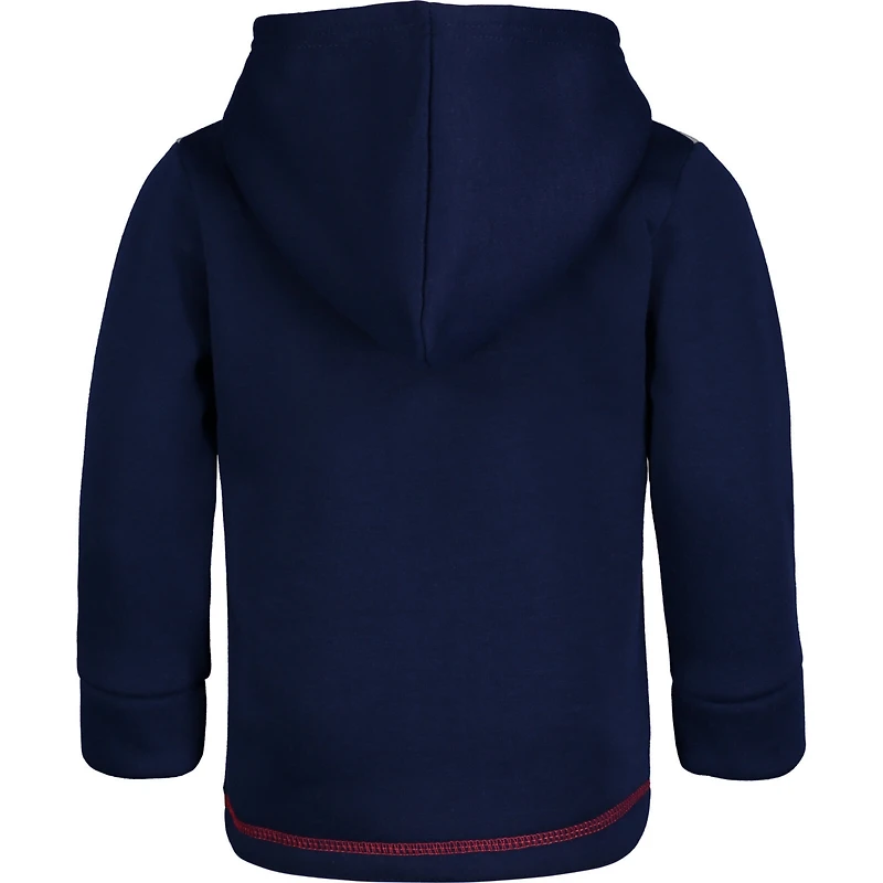 Paw Patrol Big Boys Chase Marshall Rubble Fleece Half Zip Hoodie