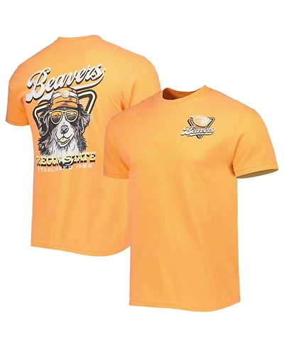 Image One Men's Orange Oregon State Beavers Man's Best Friend Comfort Colors T-Shirt