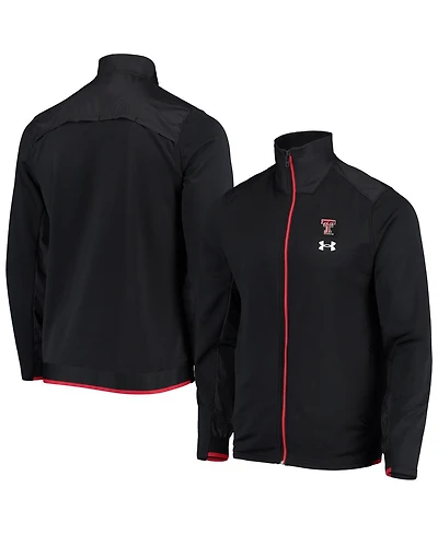 Under Armour Men's Black Texas Tech Red Raiders 2021 Sideline Command Full-Zip Jacket