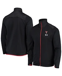 Under Armour Men's Black Texas Tech Red Raiders 2021 Sideline Command Full-Zip Jacket