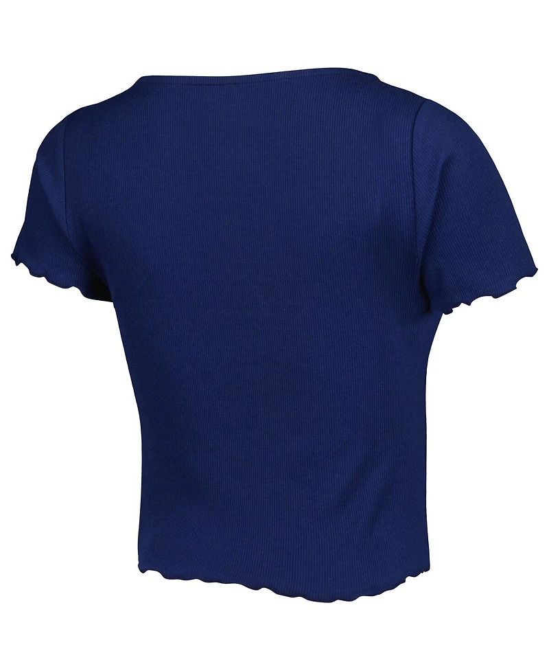 Boxercraft Women's Navy Chicago Fire Baby Rib T-Shirt
