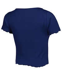 Boxercraft Women's Navy Chicago Fire Baby Rib T-Shirt