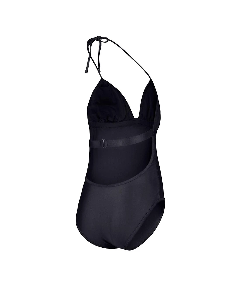 G-iii 4Her by Carl Banks Women's Black Chicago White Sox Full Count One-Piece Swimsuit