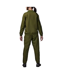 Jordan Big Boys and Girls Olive Paris Saint-Germain 2023/24 Strike Full-Zip Track Jacket