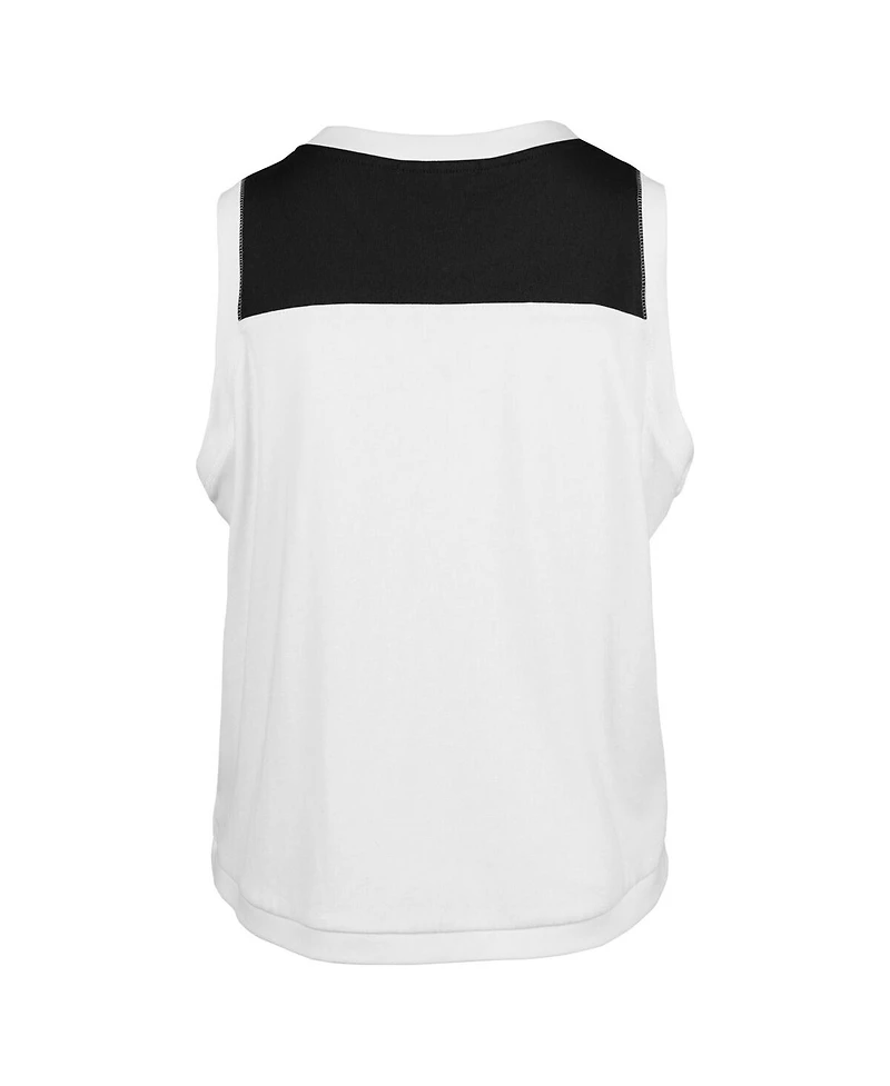 '47 Brand Women's White Chicago Sox Premier Zoey Waist Length Tank Top