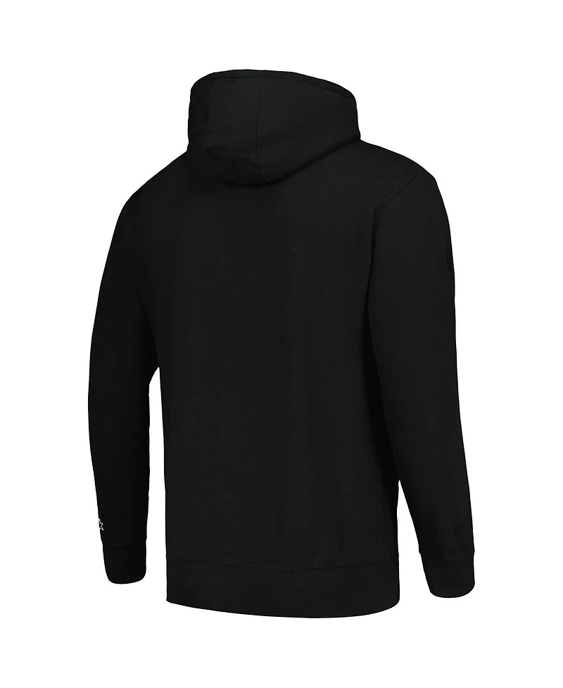 Starter Men's Black New Orleans Saints Domestic Post Season Full-Zip Hoodie