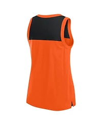 Fanatics Women's Orange Oklahoma State Cowboys Crosley Colorblock Tank Top