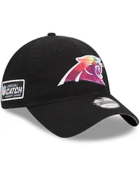 New Era Men's Black Carolina Panthers 2023 Nfl Crucial Catch 9TWENTY Adjustable Hat