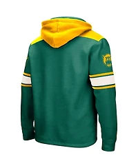 Colosseum Men's Green Baylor Bears 2.0 Lace-Up Pullover Hoodie