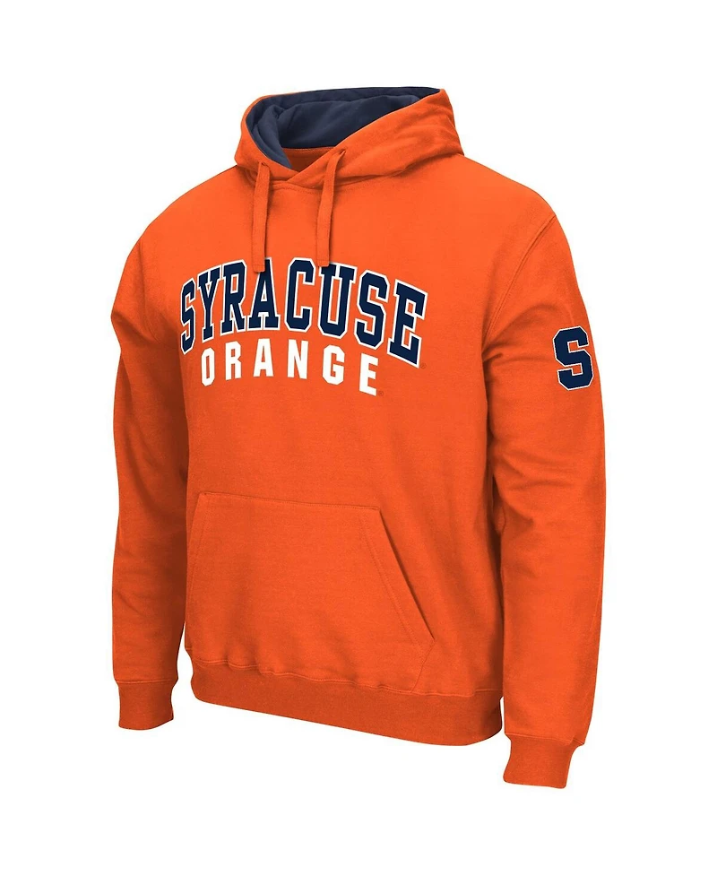 Colosseum Men's Orange Syracuse Double Arch Pullover Hoodie