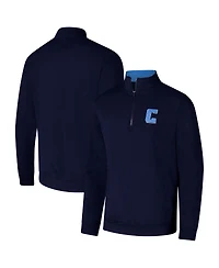Colosseum Men's Navy Columbia University Tortugas Team Logo Quarter-Zip Jacket