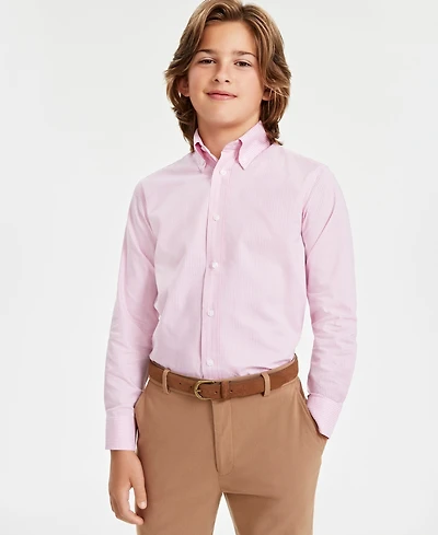 Big Boys Gingham Button Up Shirt