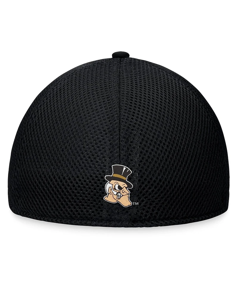 Top of the World Men's Black Wake Forest Demon Deacons Spacer Flex Hat