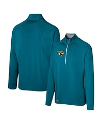 Outerstuff Men's Teal Jacksonville Jaguars Grind Iron Quarter-Zip Top