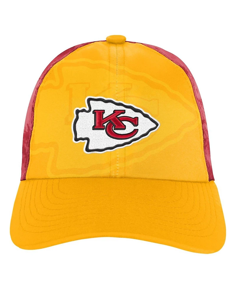 Outerstuff Big Boys and Girls Gold Kansas City Chiefs Combine Two-Tone Adjustable Hat
