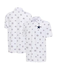 Antigua Men's White Dallas Cowboys Fireworks Polo