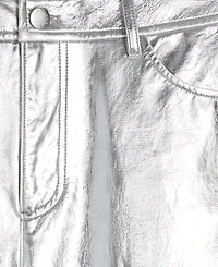 On 34th Women's Metallic Faux-Leather Pants, Created for Macy's