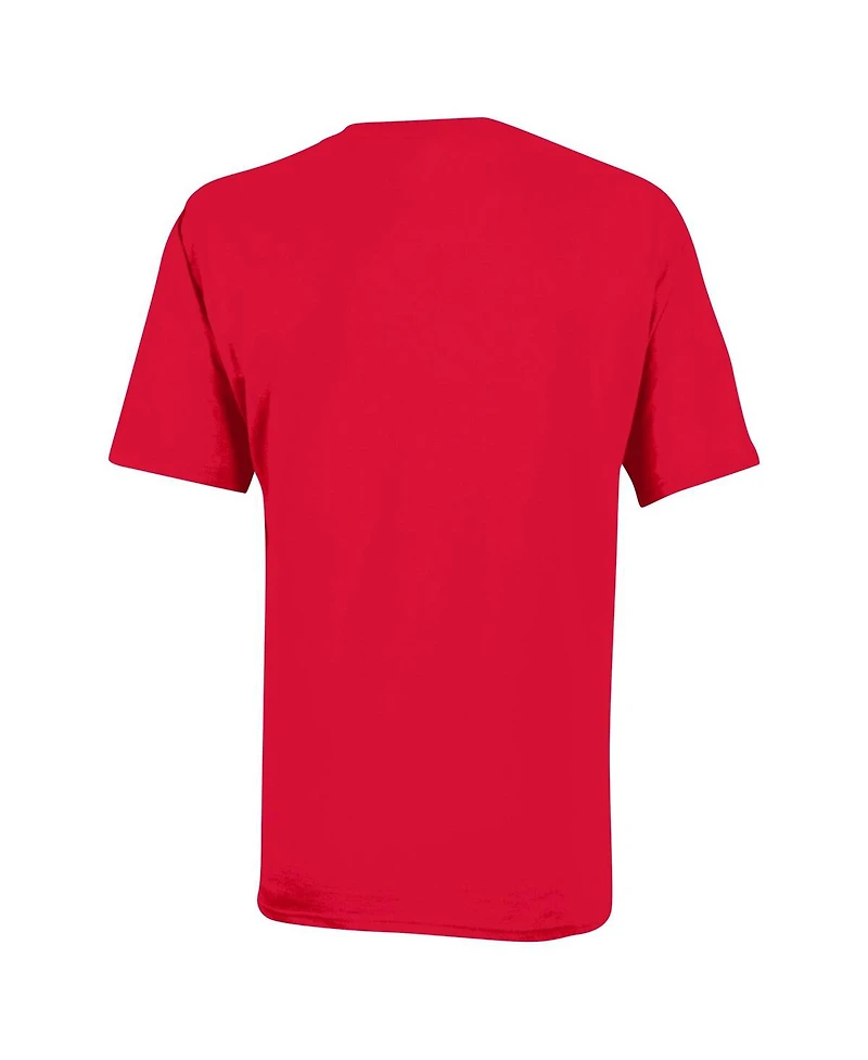 Champion Big Boys and Girls Red Louisville Cardinals Arch Over Logo T-Shirt