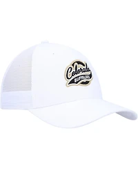 Ahead Men's White Colorado Buffaloes Brant Trucker Adjustable Hat