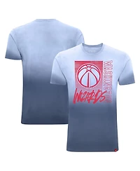 Sportiqe Men's and Women's Navy Washington Wizards Bingham Sun-Fade T-Shirt