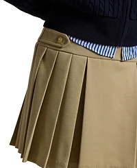 Polo Ralph Lauren Big Girls Pleated Ponte Skort