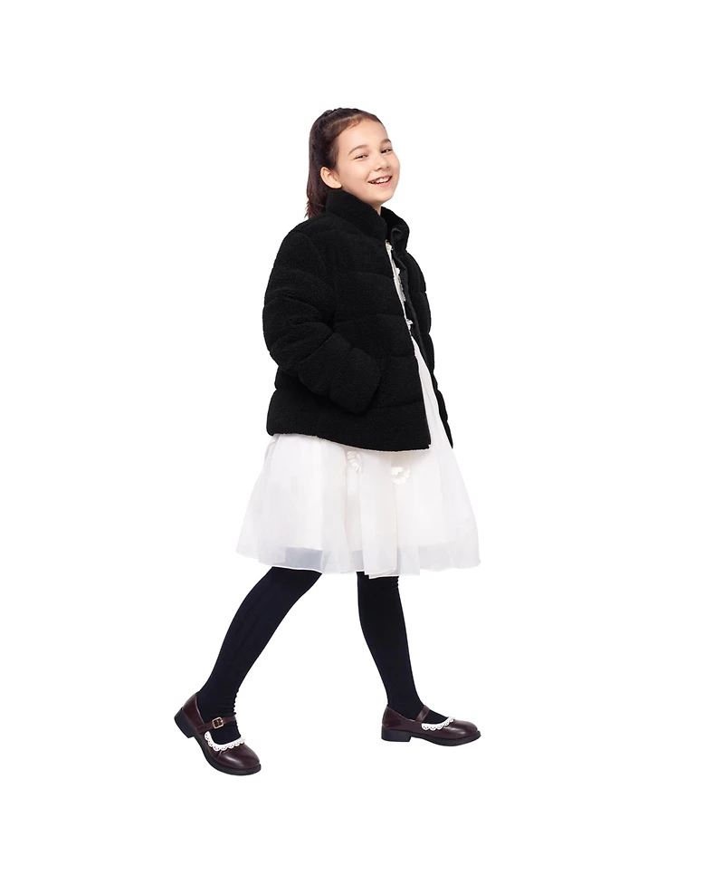 Rokka&Rolla Big Girls Sherpa Puffer Jacket
