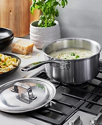 Demeyere Essential 5 Stainless Steel Qt. 2-Piece Saucepan with Lid