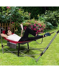 Sugift Portable Folding Hammock with Hammock Stand