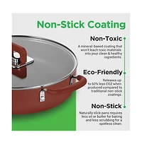 NutriChef Kitchenware 17 Piece Non-Stick Cookware Set, Non-Stick Pans, and Pots with foldable Knob, Space Saving, Stackable, Nylon Tools Set, Inductio