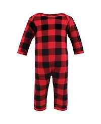 Hudson Baby Boys Thermal Coveralls 2pk, Football, 18-24 Months