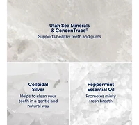 Trace Minerals | ConcenTrace Mineral Mouth Rinse | Gentle Mouth Rinse, Fresh Breath | Alcohol Free, Certified , Gluten Free, Non-gmo | Mint | 10 oz