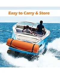 3 Layer Water Mat Floating Pad Island Water Sports Recreation Relaxing Tear-resistant 12' x 6'
