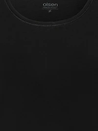 Olsen Women's Solid Short Sleeve T-Shirt
