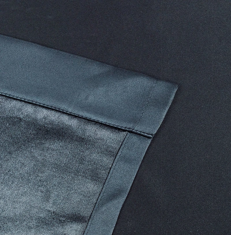 Kate Aurora Basic Drape Woven Jacquard Thermal Curtain Panel - Rose