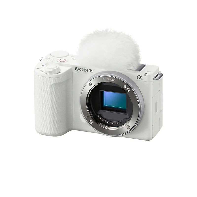 Sony Alpha ZVE10 Ii | Aps-c Interchangeable Lens Mirrorless | Designed for Content Creators | Body Only | White