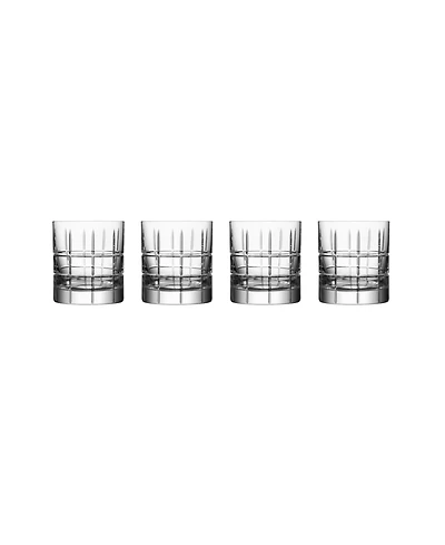 Orrefors Street Old Fashioned Barware, Set of 4