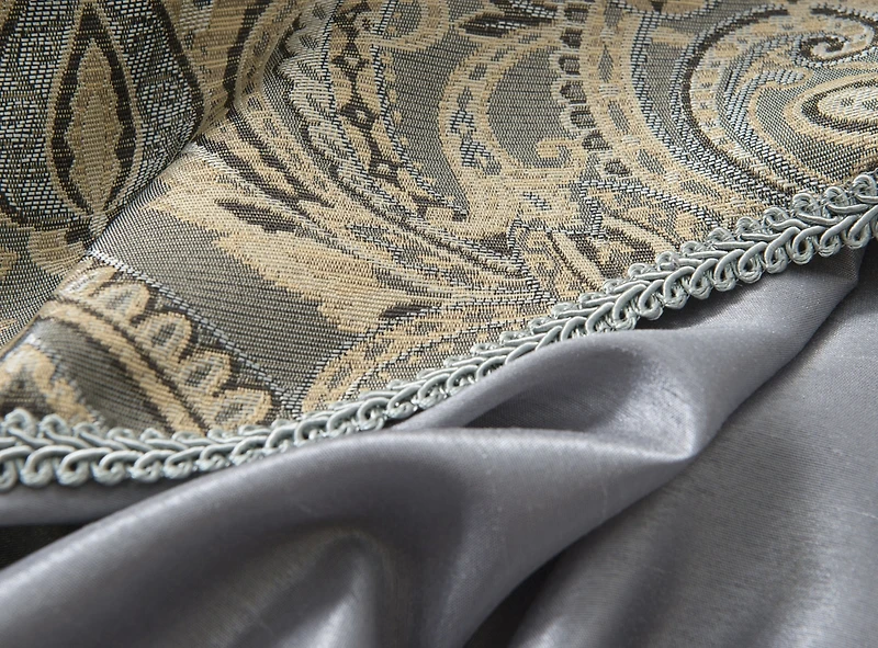 Kate Aurora 5 Piece Sheer Curtain & Valance Set - 52 in. W x 84 L, Brown