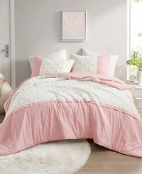 Intelligent Design Shay Clip Jacquard 3-Pc. Comforter Set, King/California King