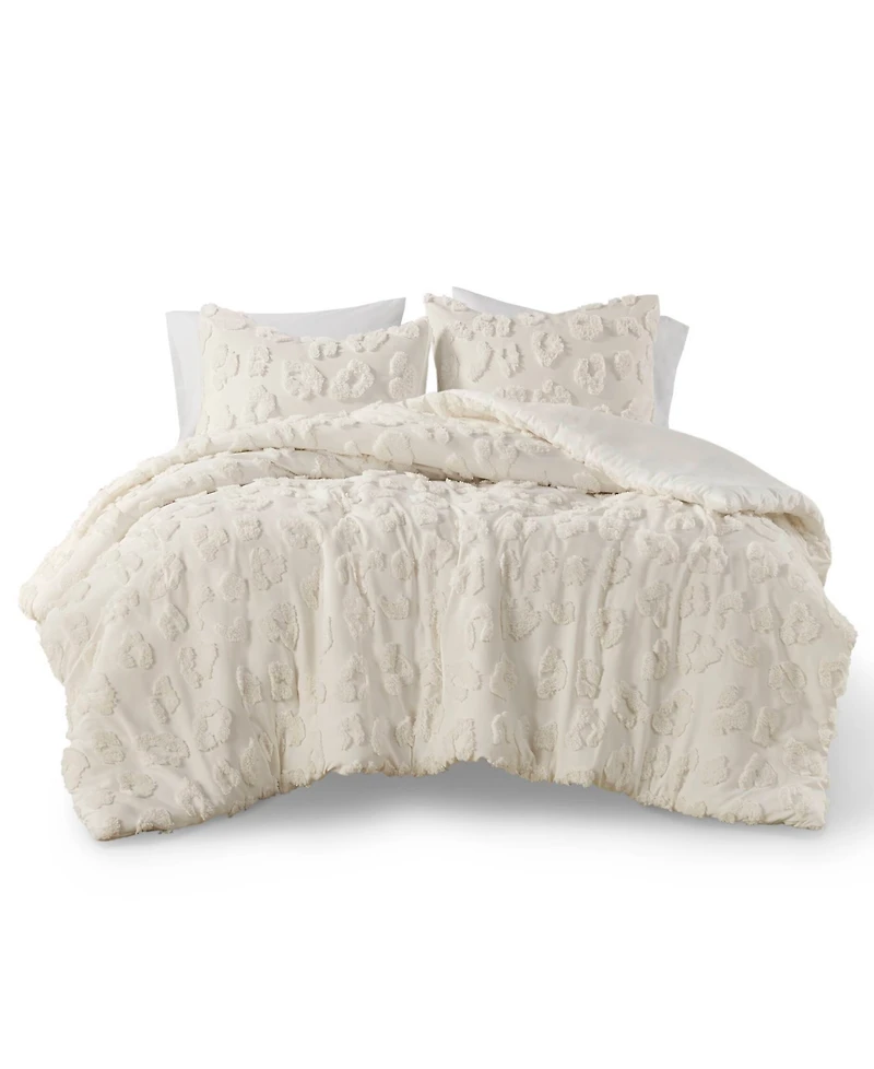 Intelligent Design Larissa Chenille 3-Pc. Duvet Cover Set, King/California King