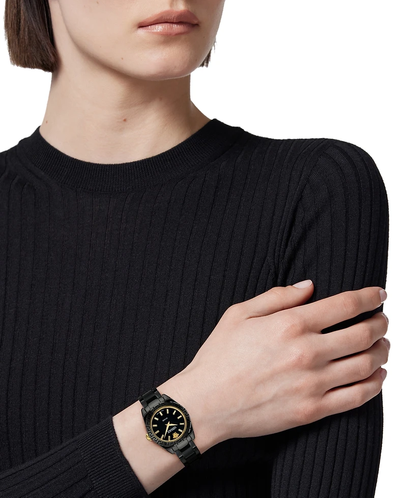 Versace Women's Swiss Dv One Mini Ceramic Bracelet Watch 28mm