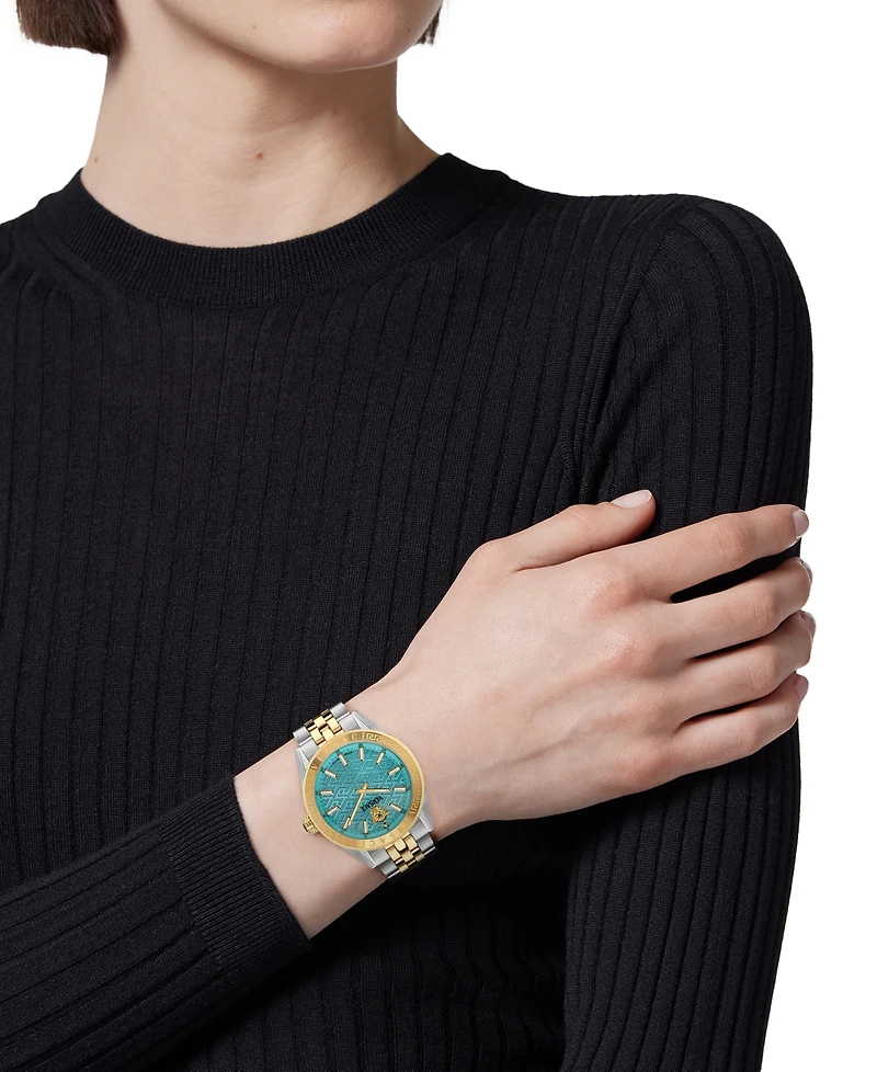 Versace Women's Swiss Two-Tone Stainless Steel Bracelet Watch 36mm